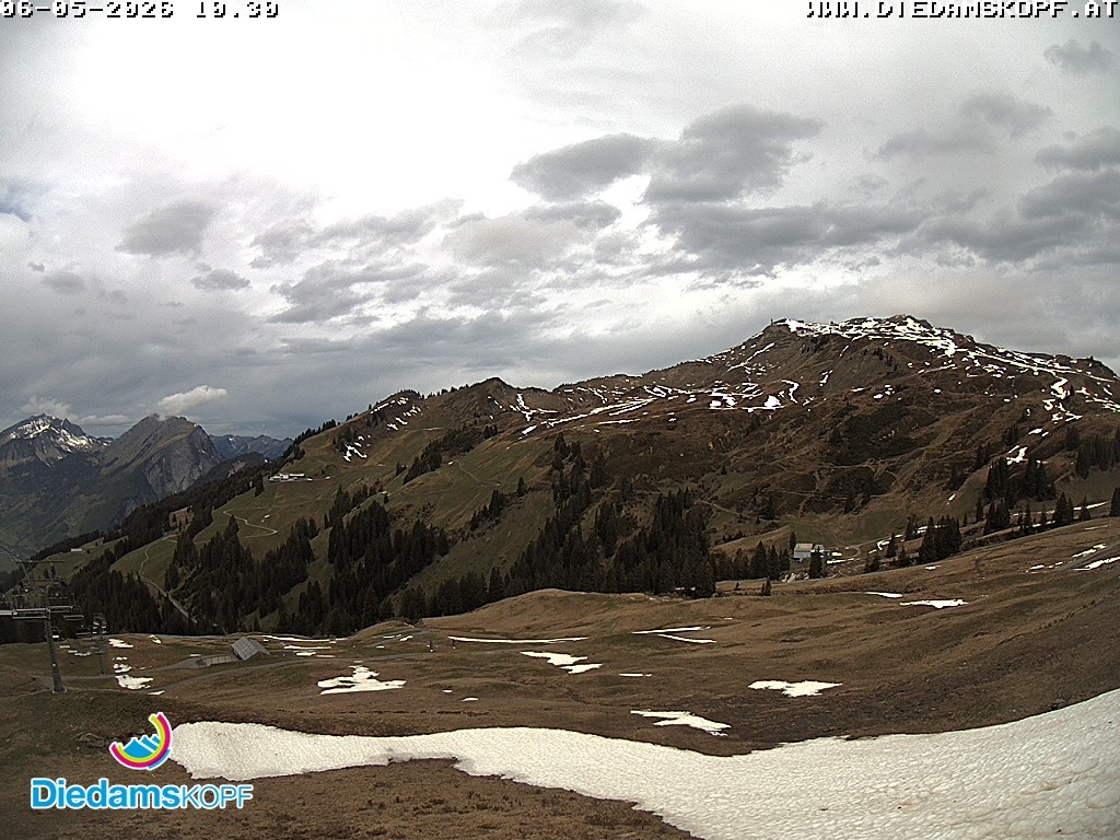 Archiv Foto Webcam Panorama Diedamskopf von der Breitenalpe