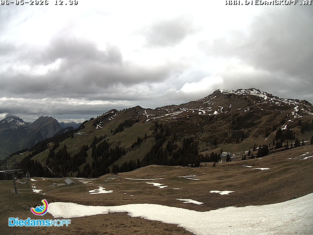 Archiv Foto Webcam Panorama Diedamskopf von der Breitenalpe