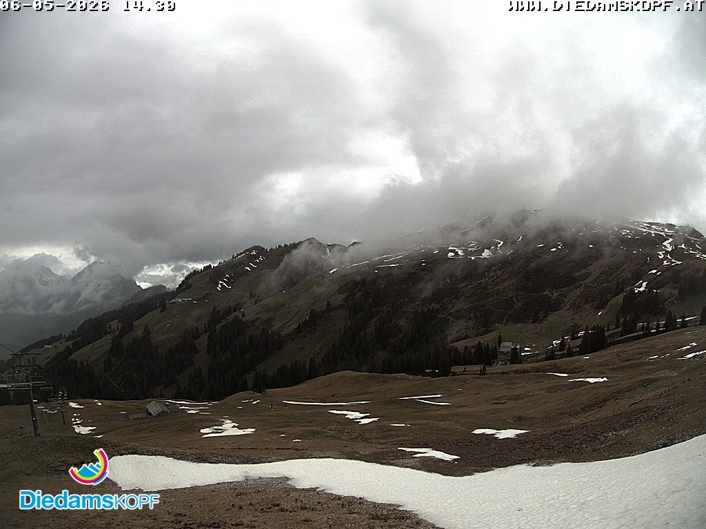 Archiv Foto Webcam Panorama Diedamskopf von der Breitenalpe