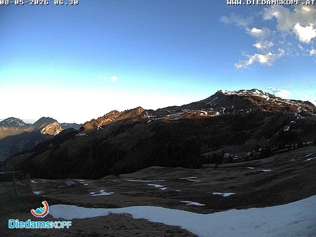Archiv Foto Webcam Panorama Diedamskopf von der Breitenalpe