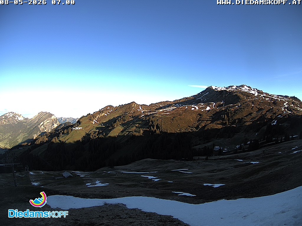 Archiv Foto Webcam Panorama Diedamskopf von der Breitenalpe
