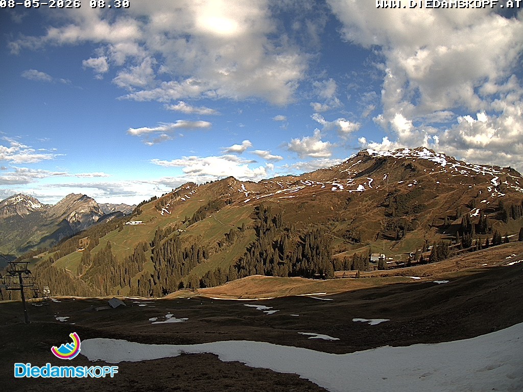 Archiv Foto Webcam Panorama Diedamskopf von der Breitenalpe