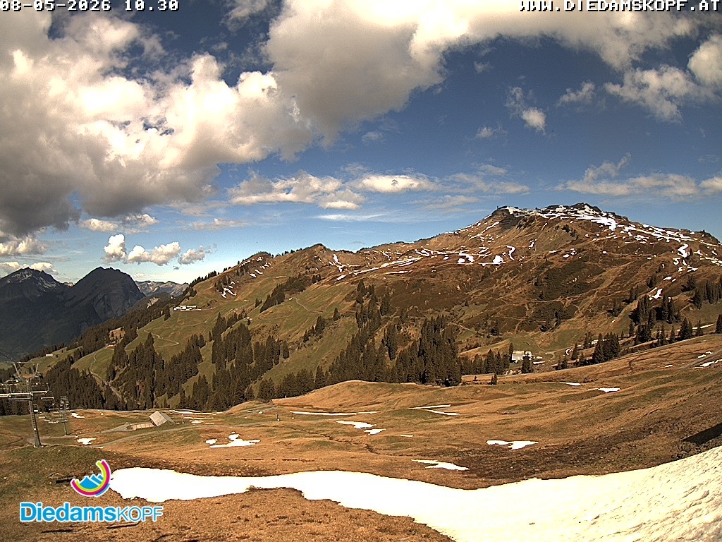 Archiv Foto Webcam Panorama Diedamskopf von der Breitenalpe