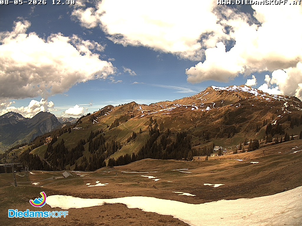 Archiv Foto Webcam Panorama Diedamskopf von der Breitenalpe