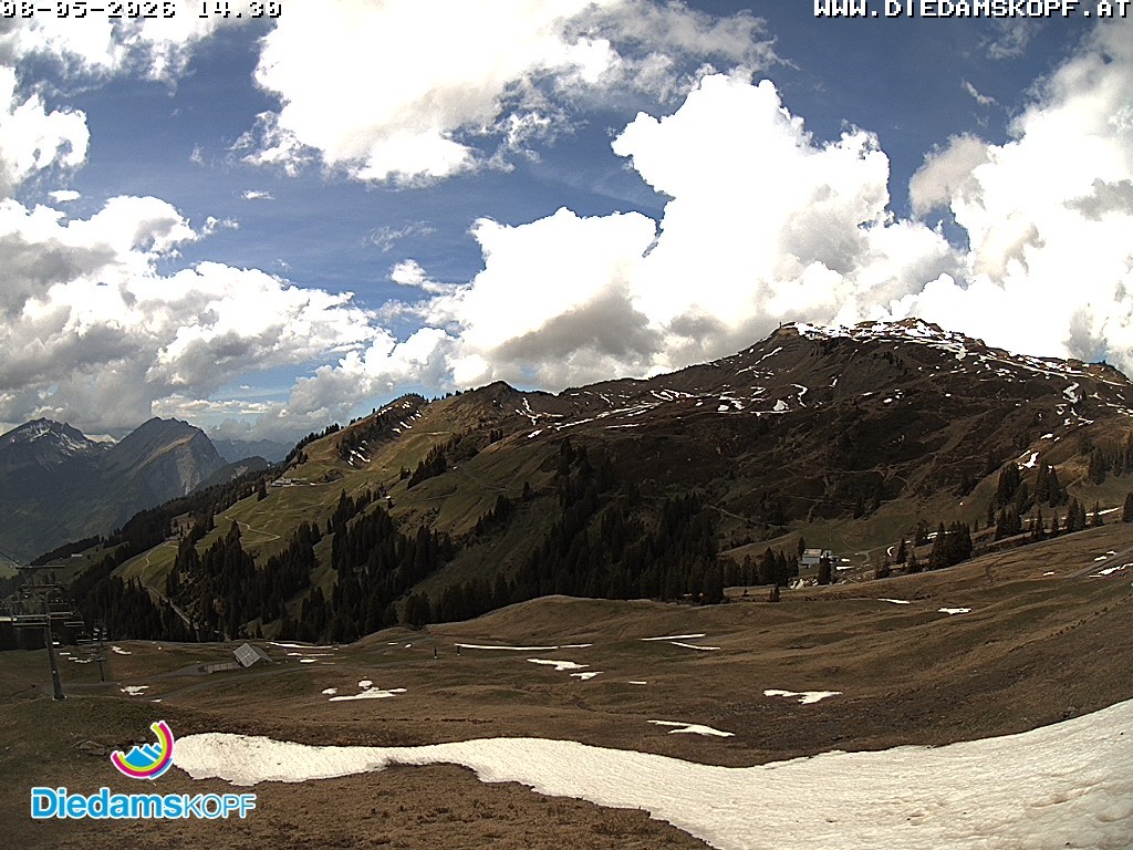 Archiv Foto Webcam Panorama Diedamskopf von der Breitenalpe