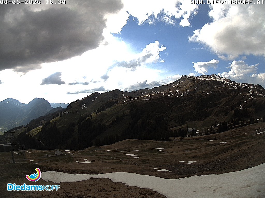 Archiv Foto Webcam Panorama Diedamskopf von der Breitenalpe