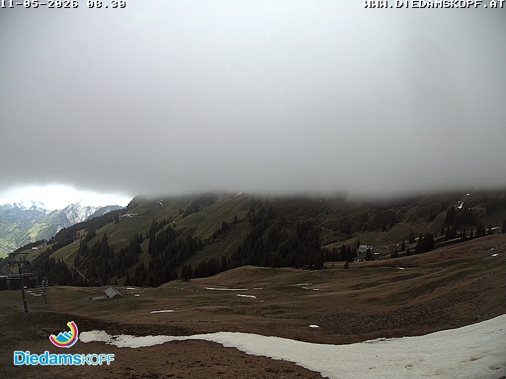 Archiv Foto Webcam Panorama Diedamskopf von der Breitenalpe