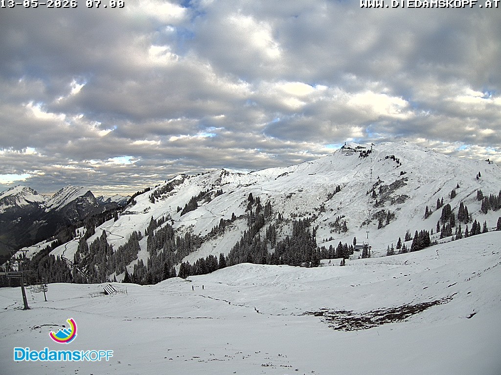 Archiv Foto Webcam Panorama Diedamskopf von der Breitenalpe