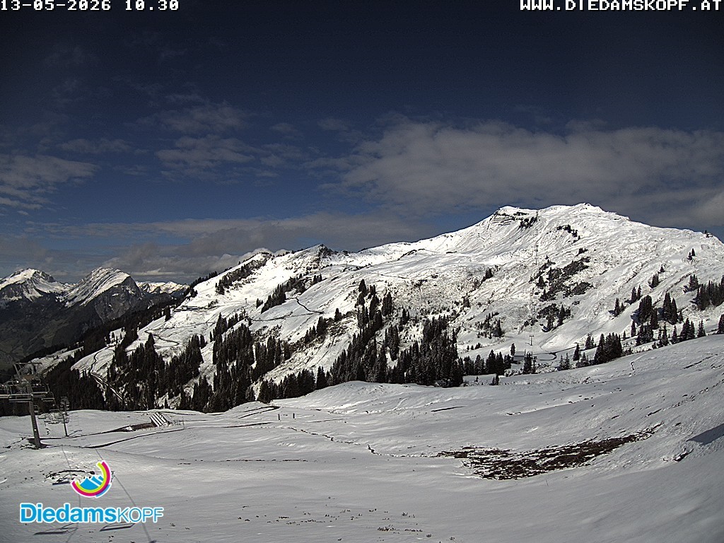 Archiv Foto Webcam Panorama Diedamskopf von der Breitenalpe