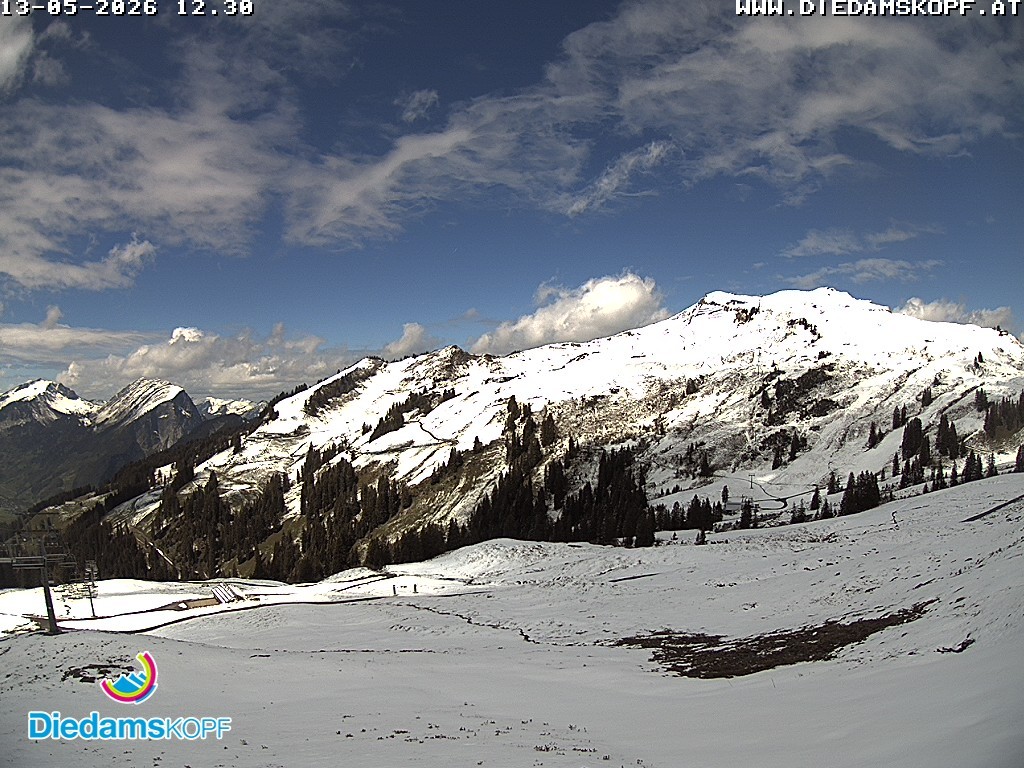 Archiv Foto Webcam Panorama Diedamskopf von der Breitenalpe