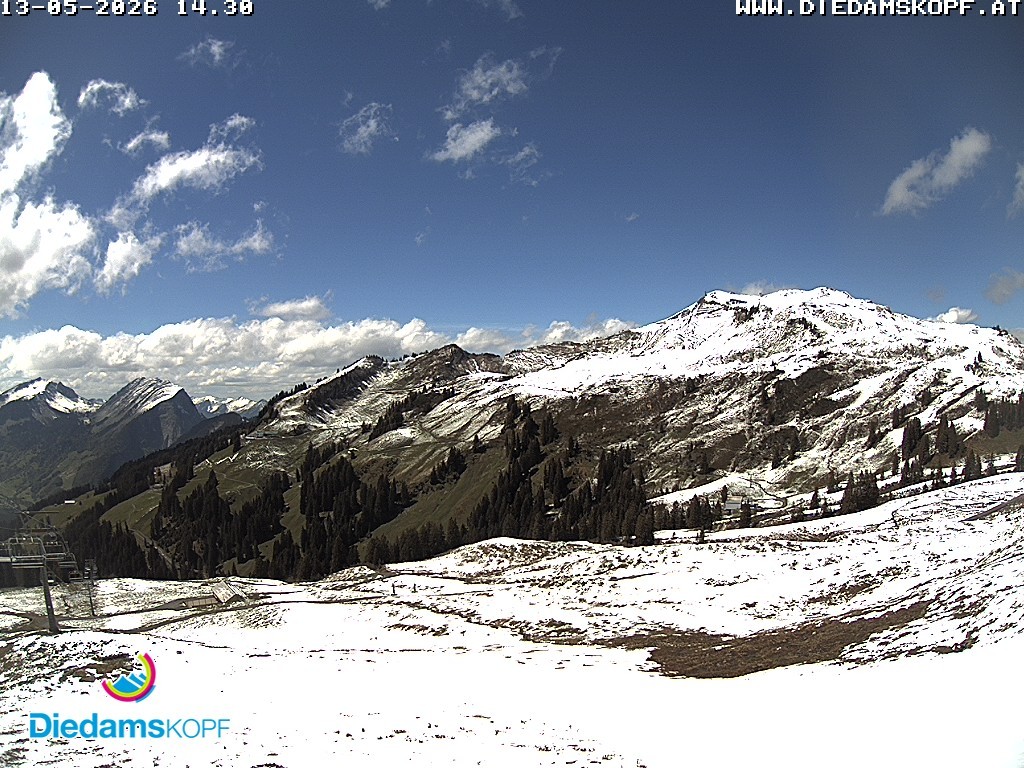 Archiv Foto Webcam Panorama Diedamskopf von der Breitenalpe