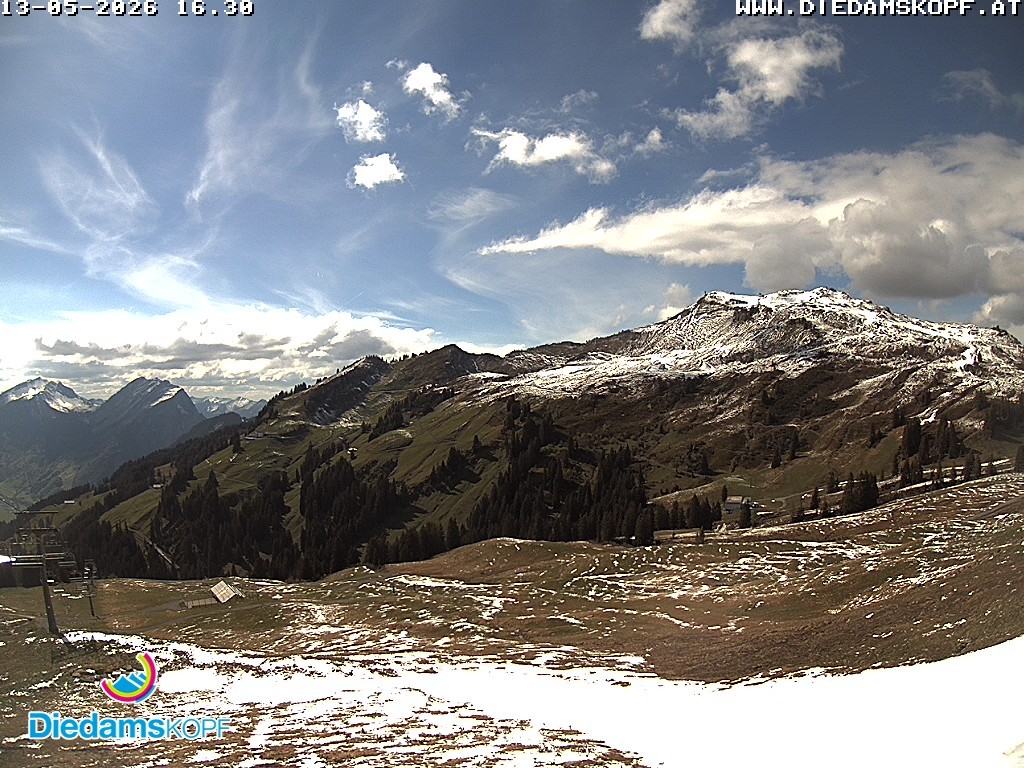 Archiv Foto Webcam Panorama Diedamskopf von der Breitenalpe