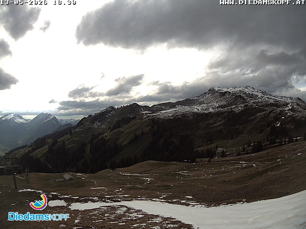 Archiv Foto Webcam Panorama Diedamskopf von der Breitenalpe