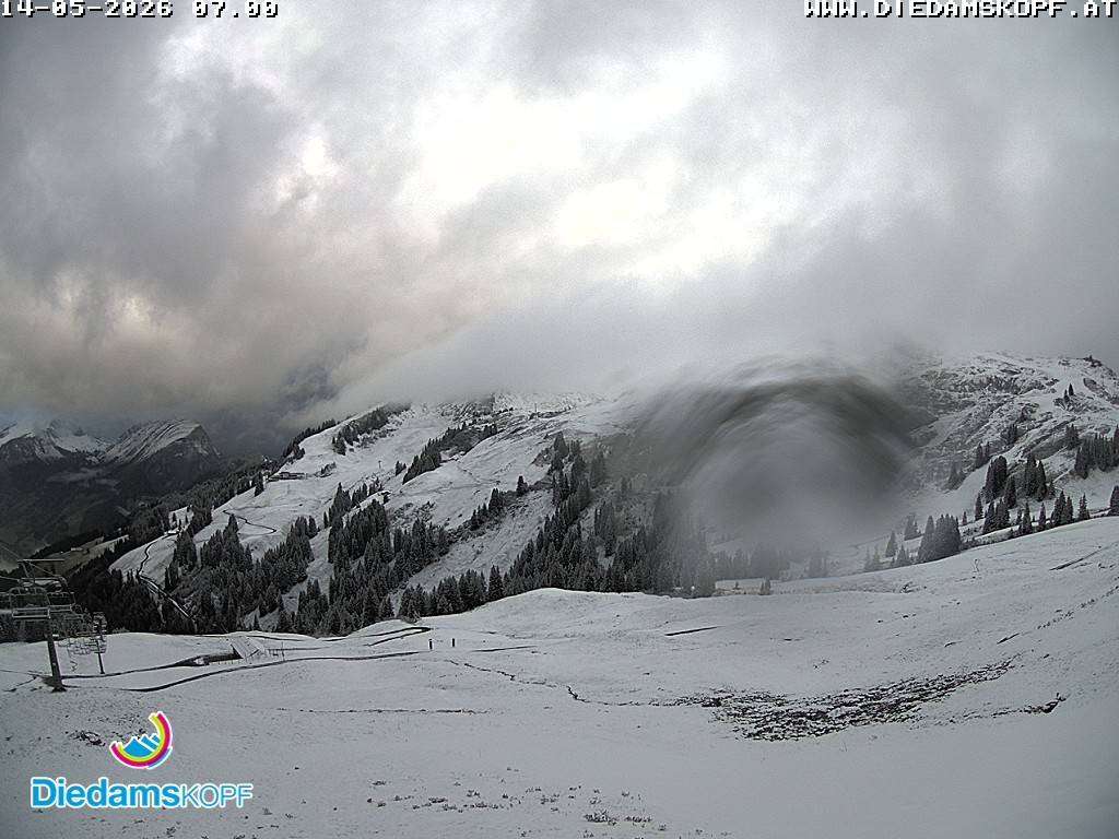 Archiv Foto Webcam Panorama Diedamskopf von der Breitenalpe