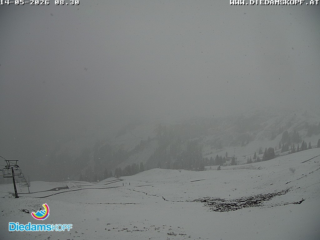 Archiv Foto Webcam Panorama Diedamskopf von der Breitenalpe