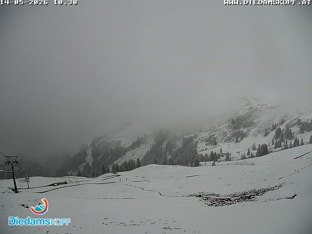 Archiv Foto Webcam Panorama Diedamskopf von der Breitenalpe