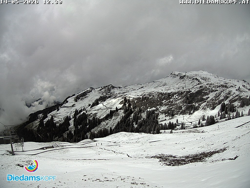 Archiv Foto Webcam Panorama Diedamskopf von der Breitenalpe