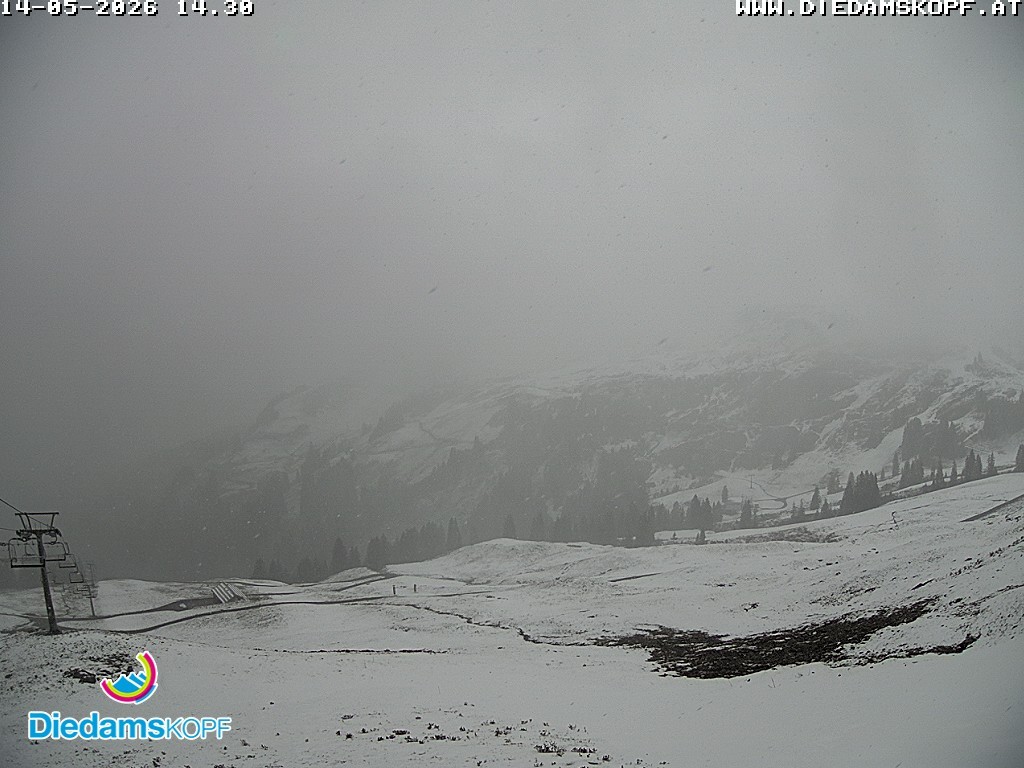 Archiv Foto Webcam Panorama Diedamskopf von der Breitenalpe