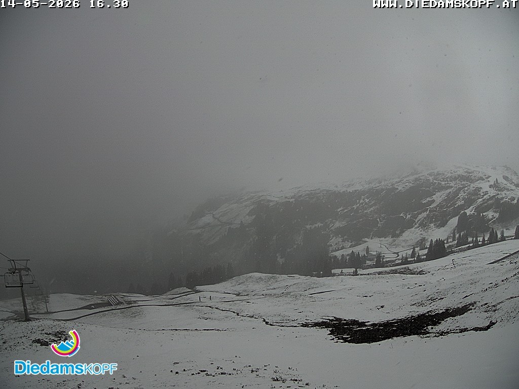 Archiv Foto Webcam Panorama Diedamskopf von der Breitenalpe