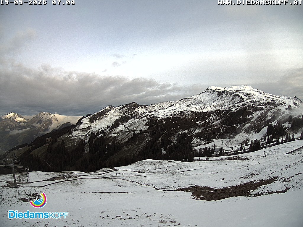 Archiv Foto Webcam Panorama Diedamskopf von der Breitenalpe