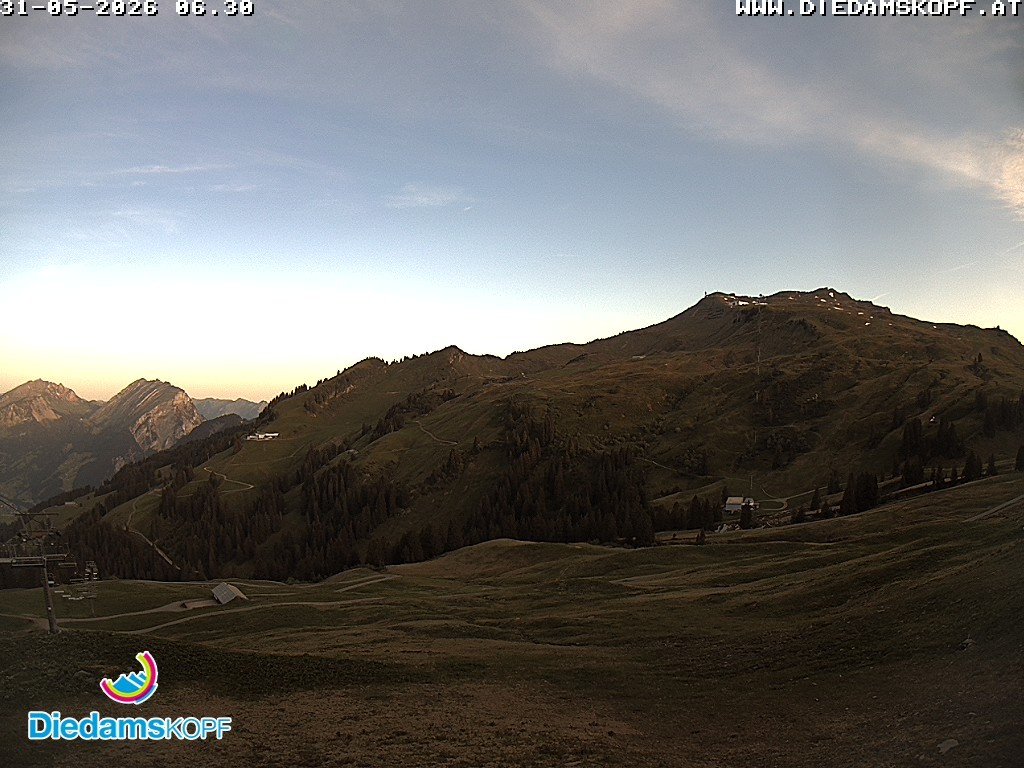 Archiv Foto Webcam Panorama Diedamskopf von der Breitenalpe
