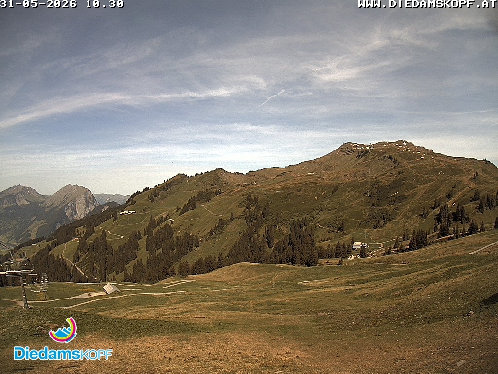 Archiv Foto Webcam Panorama Diedamskopf von der Breitenalpe