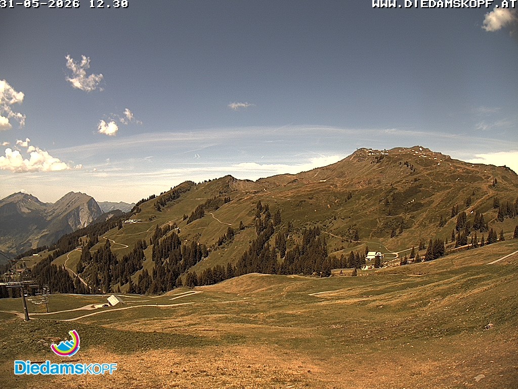 Archiv Foto Webcam Panorama Diedamskopf von der Breitenalpe