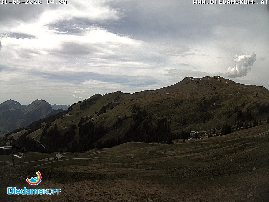 Archiv Foto Webcam Panorama Diedamskopf von der Breitenalpe