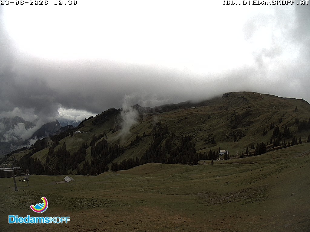 Archiv Foto Webcam Panorama Diedamskopf von der Breitenalpe