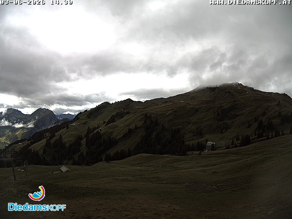 Archiv Foto Webcam Panorama Diedamskopf von der Breitenalpe