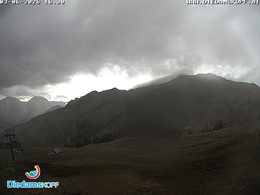 Archiv Foto Webcam Panorama Diedamskopf von der Breitenalpe
