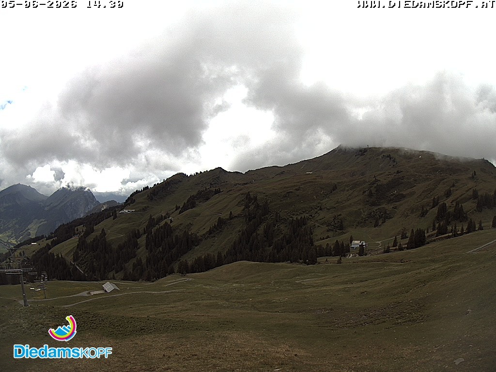 Archiv Foto Webcam Panorama Diedamskopf von der Breitenalpe
