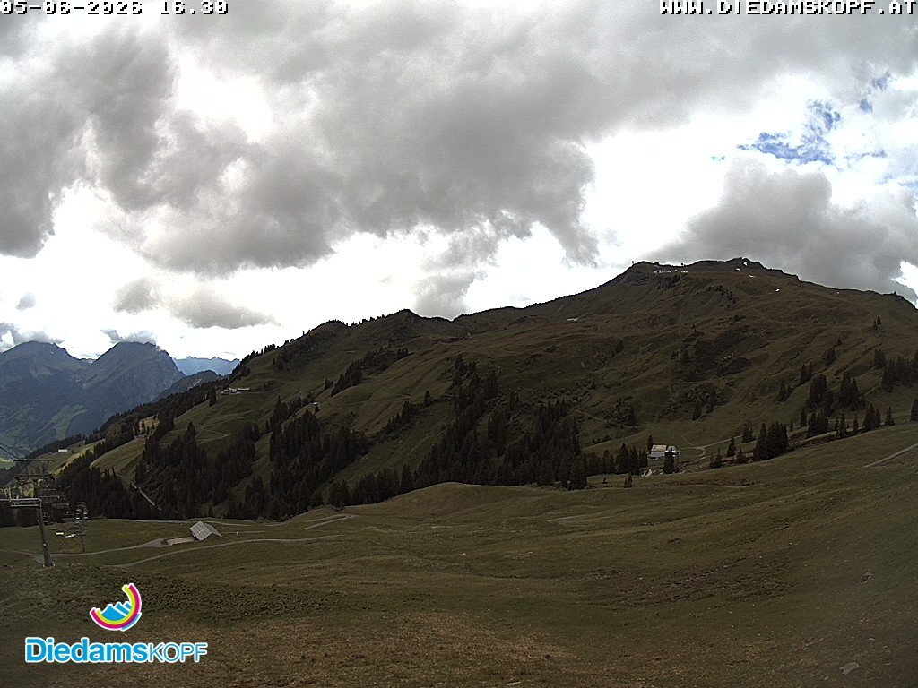 Archiv Foto Webcam Panorama Diedamskopf von der Breitenalpe