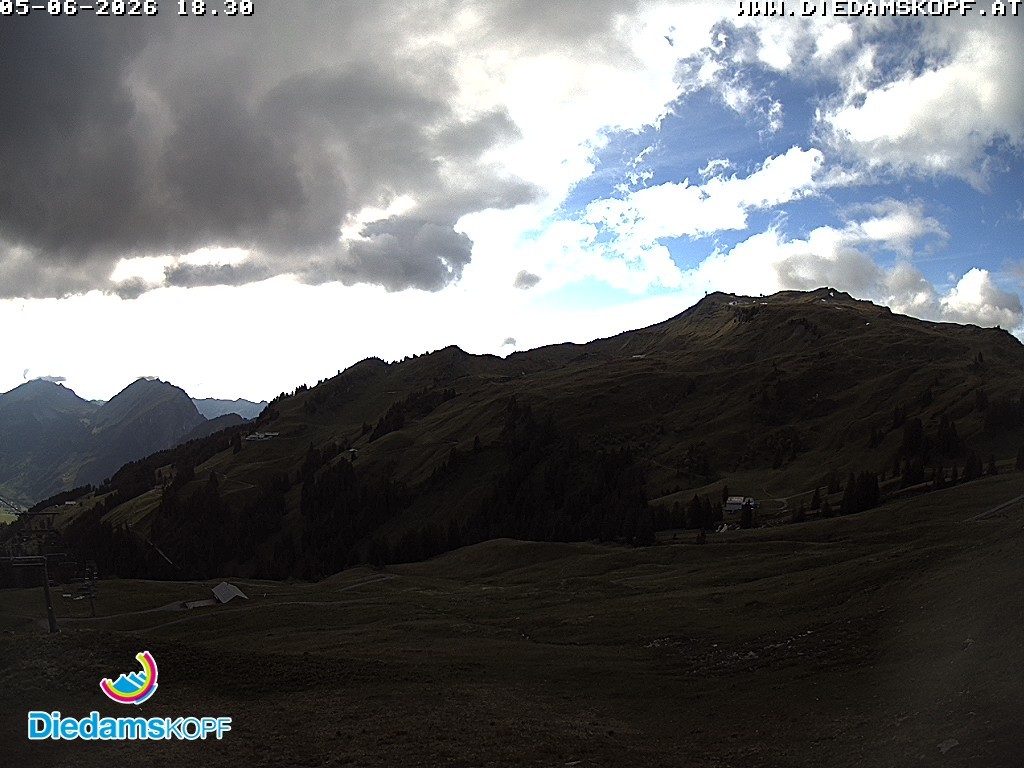 Archiv Foto Webcam Panorama Diedamskopf von der Breitenalpe