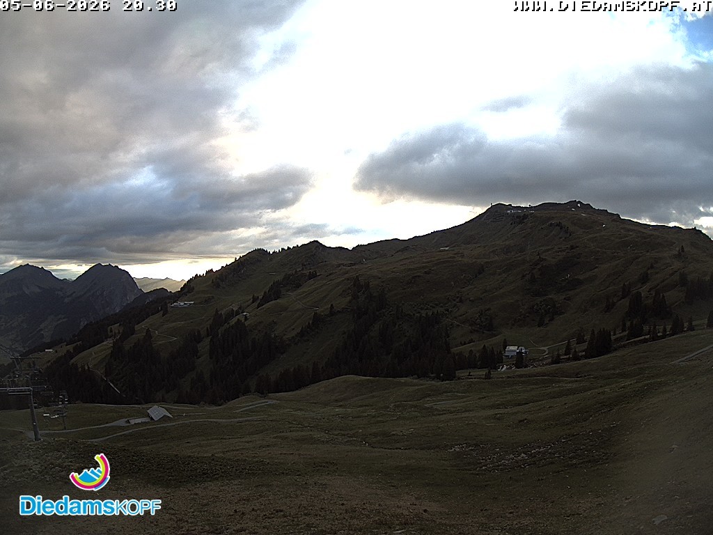 Archiv Foto Webcam Panorama Diedamskopf von der Breitenalpe