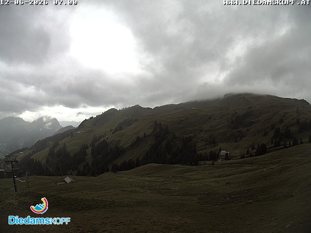 Archiv Foto Webcam Panorama Diedamskopf von der Breitenalpe