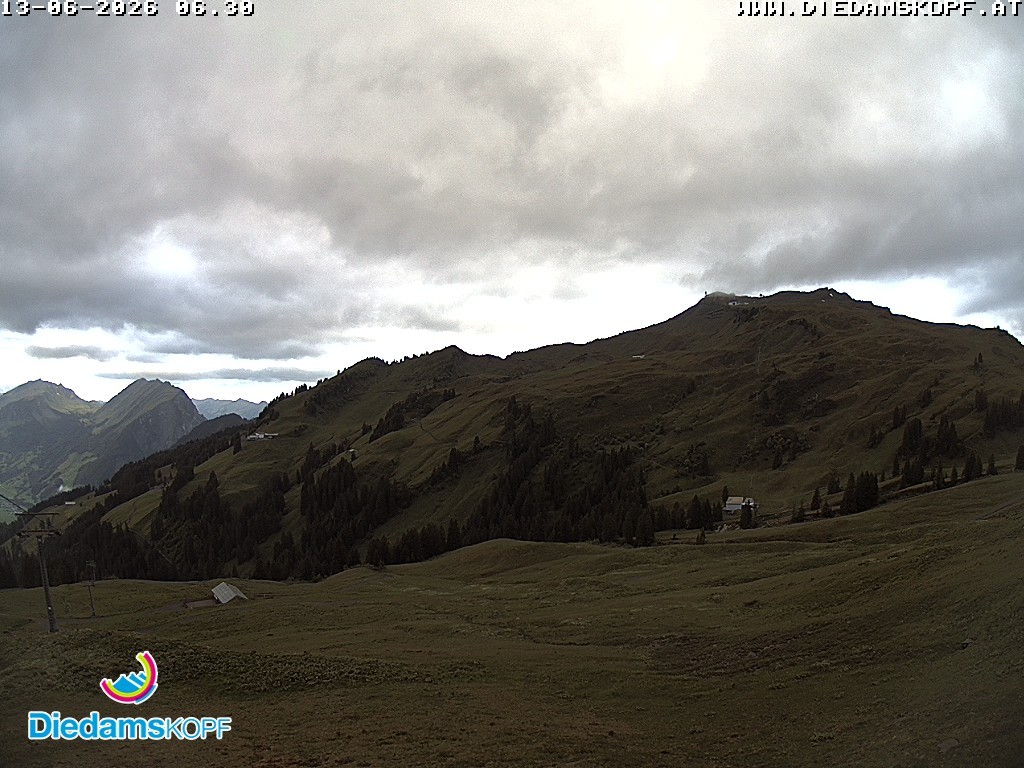 Archiv Foto Webcam Panorama Diedamskopf von der Breitenalpe