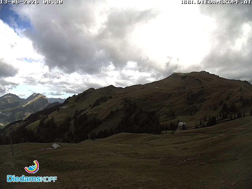Archiv Foto Webcam Panorama Diedamskopf von der Breitenalpe