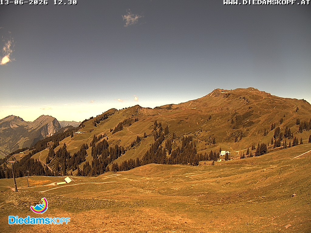 Archiv Foto Webcam Panorama Diedamskopf von der Breitenalpe