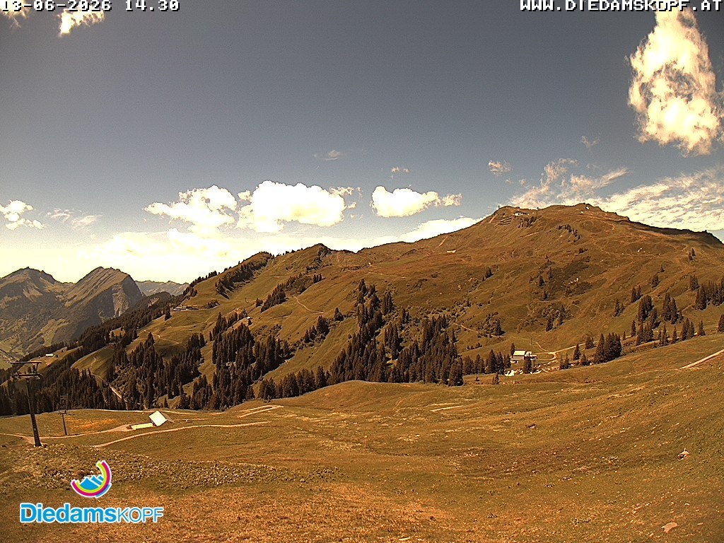 Archiv Foto Webcam Panorama Diedamskopf von der Breitenalpe