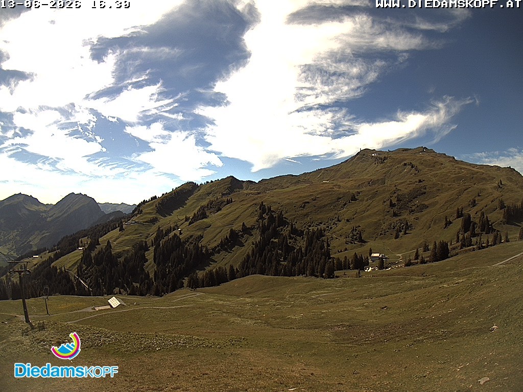 Archiv Foto Webcam Panorama Diedamskopf von der Breitenalpe