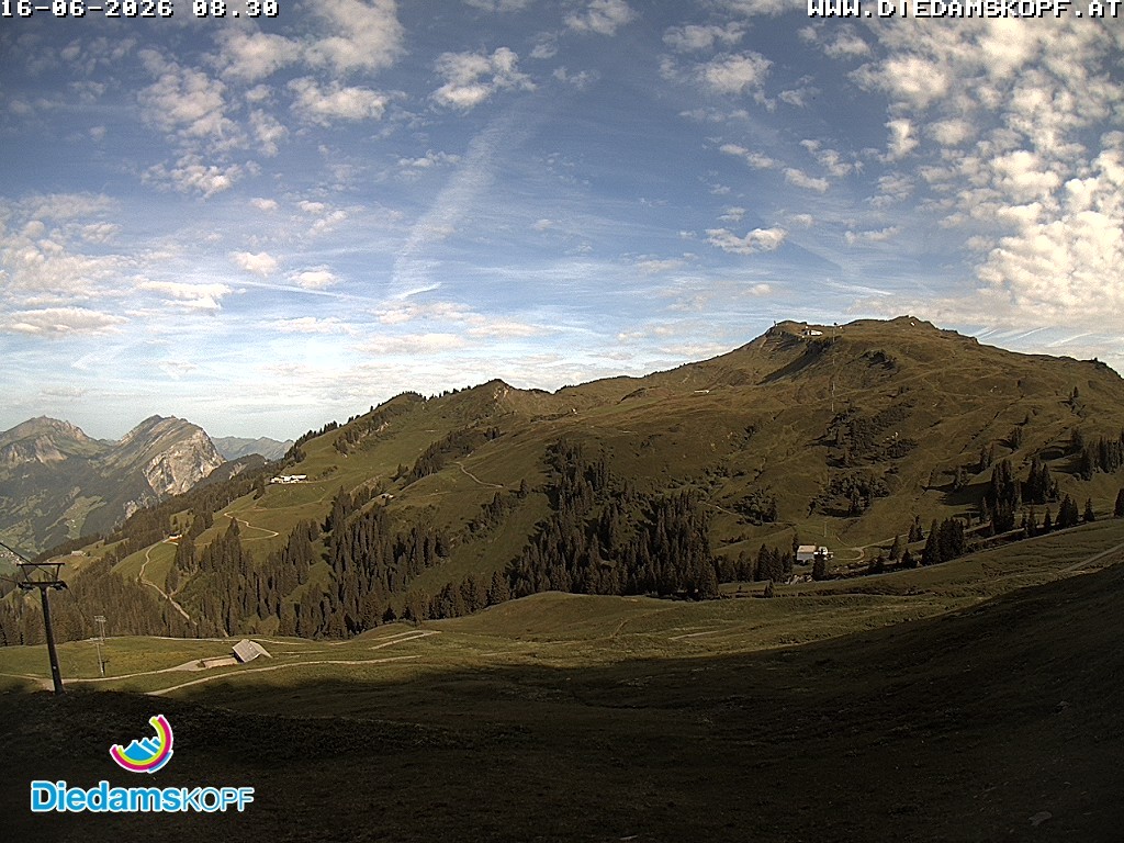 Archiv Foto Webcam Panorama Diedamskopf von der Breitenalpe