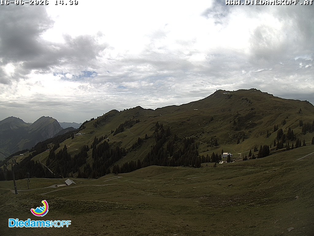 Archiv Foto Webcam Panorama Diedamskopf von der Breitenalpe