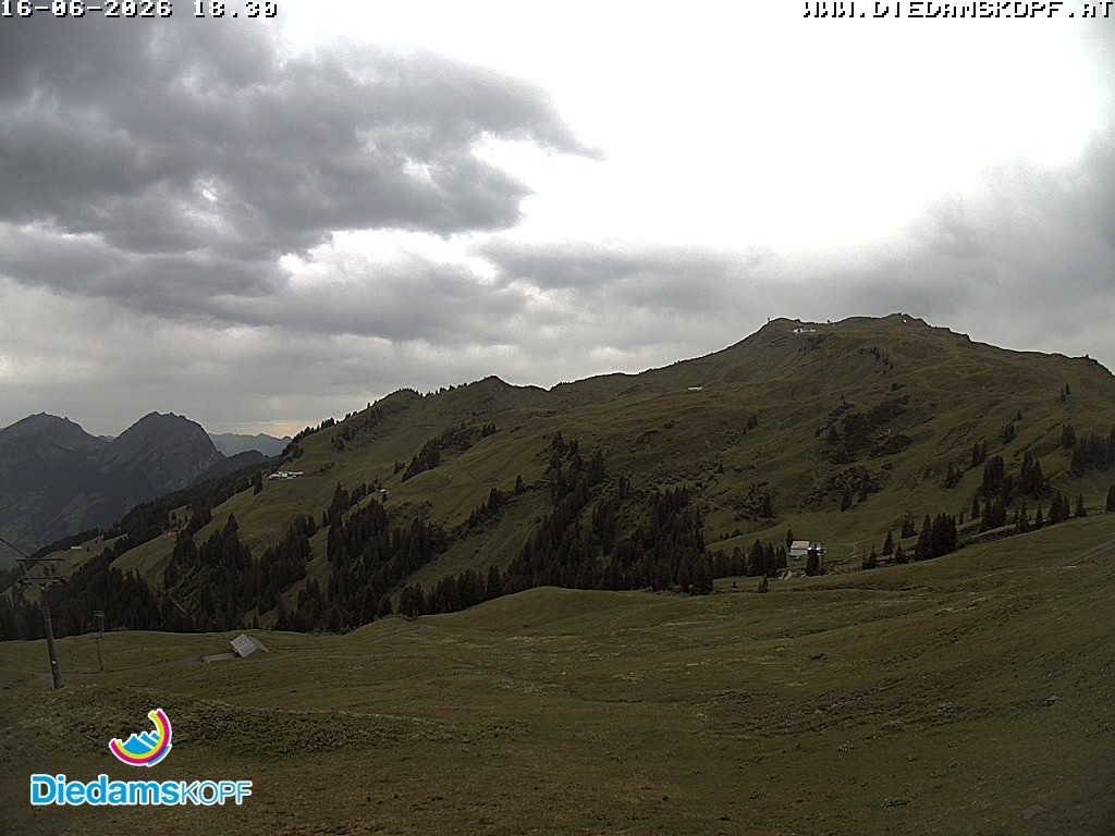 Archiv Foto Webcam Panorama Diedamskopf von der Breitenalpe