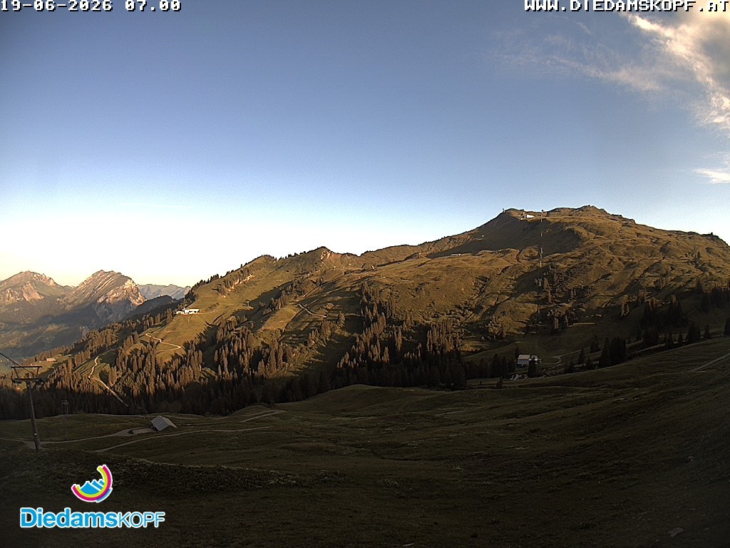 Archiv Foto Webcam Panorama Diedamskopf von der Breitenalpe