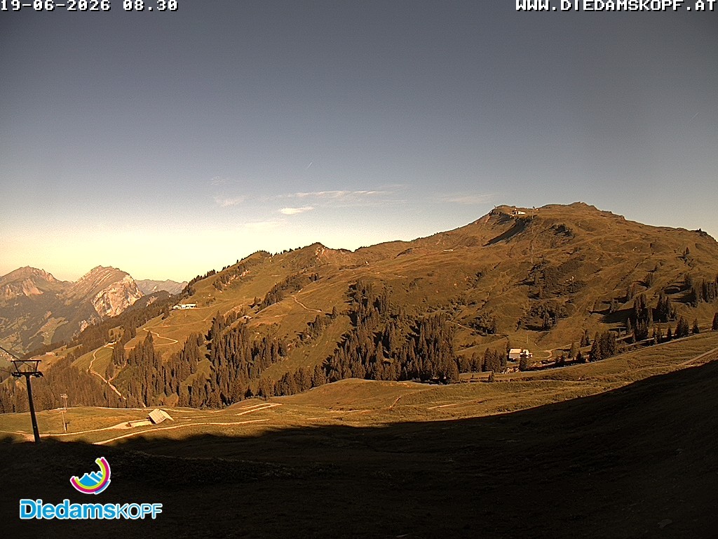Archiv Foto Webcam Panorama Diedamskopf von der Breitenalpe