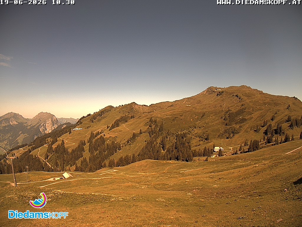 Archiv Foto Webcam Panorama Diedamskopf von der Breitenalpe
