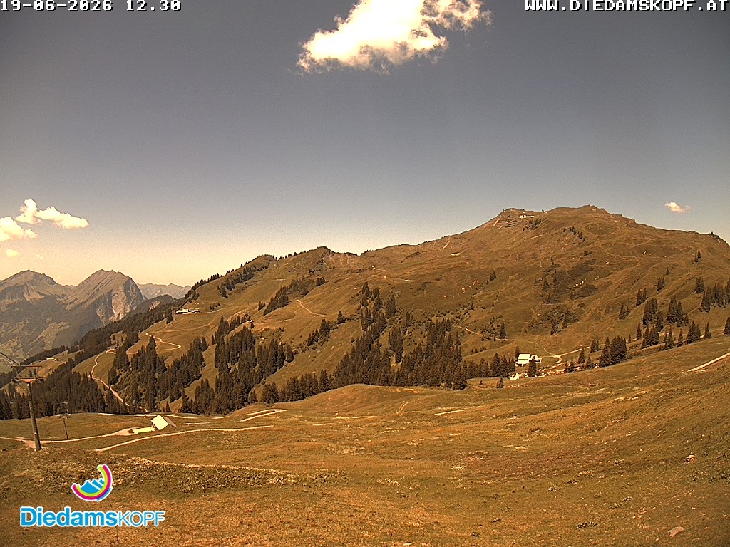 Archiv Foto Webcam Panorama Diedamskopf von der Breitenalpe
