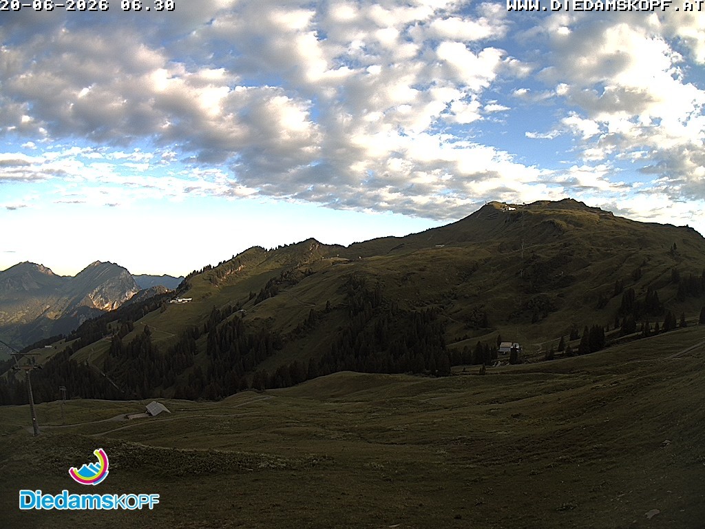 Archiv Foto Webcam Panorama Diedamskopf von der Breitenalpe