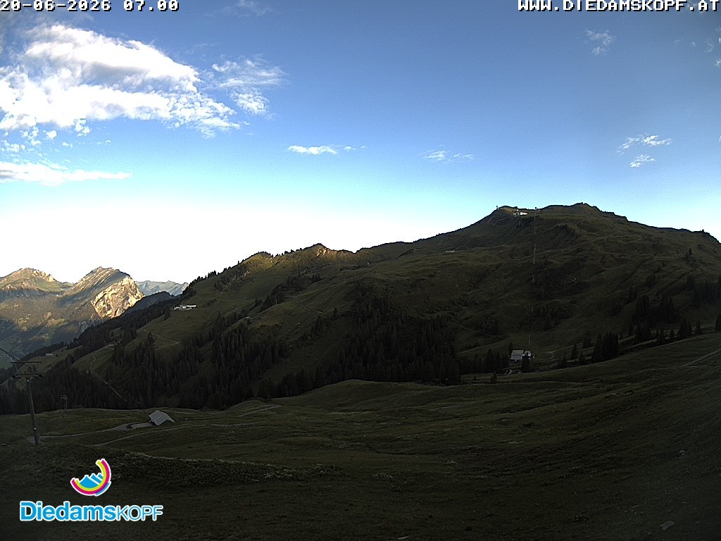 Archiv Foto Webcam Panorama Diedamskopf von der Breitenalpe